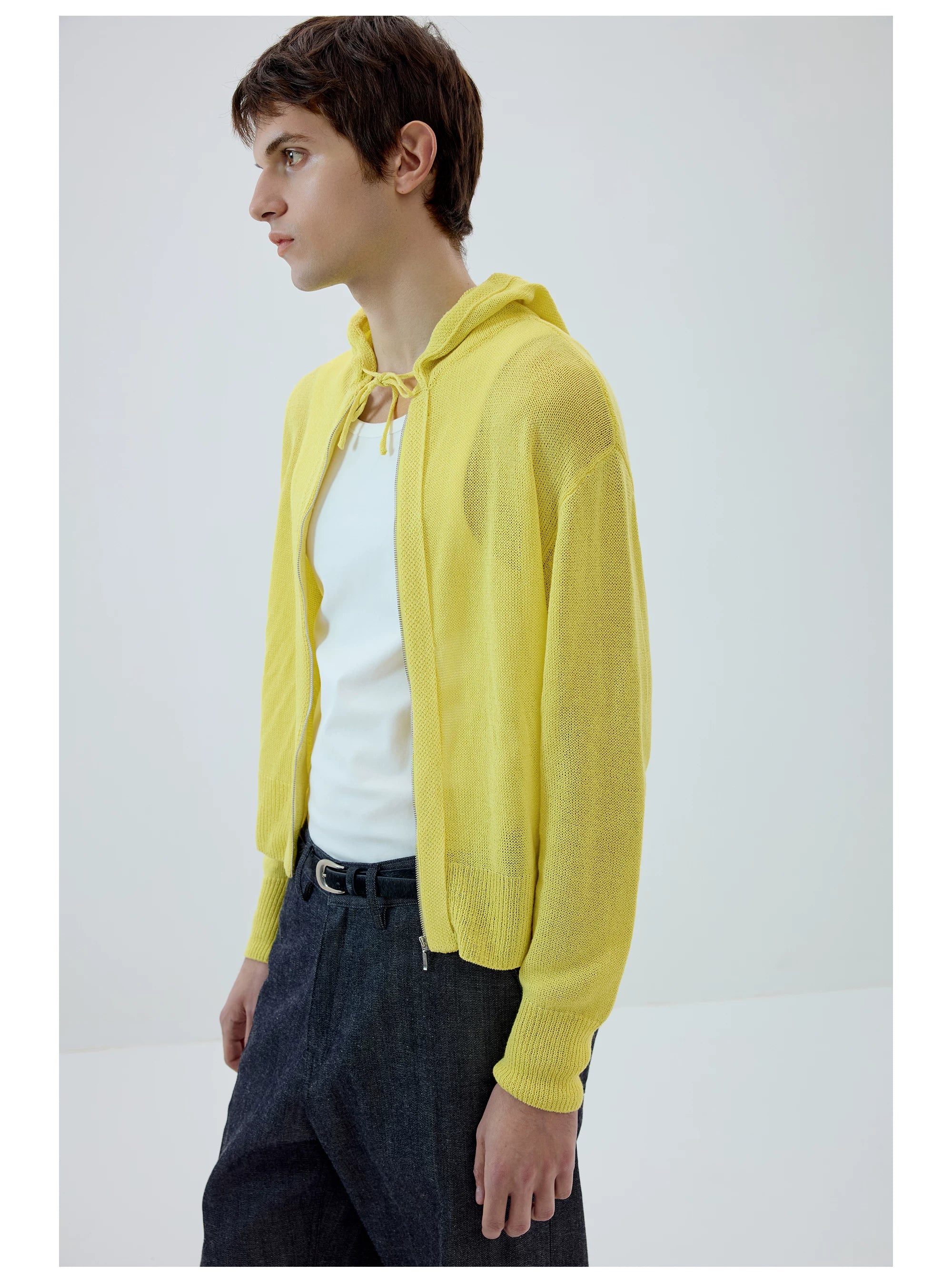 Buttermist Knit Zip Hoodie