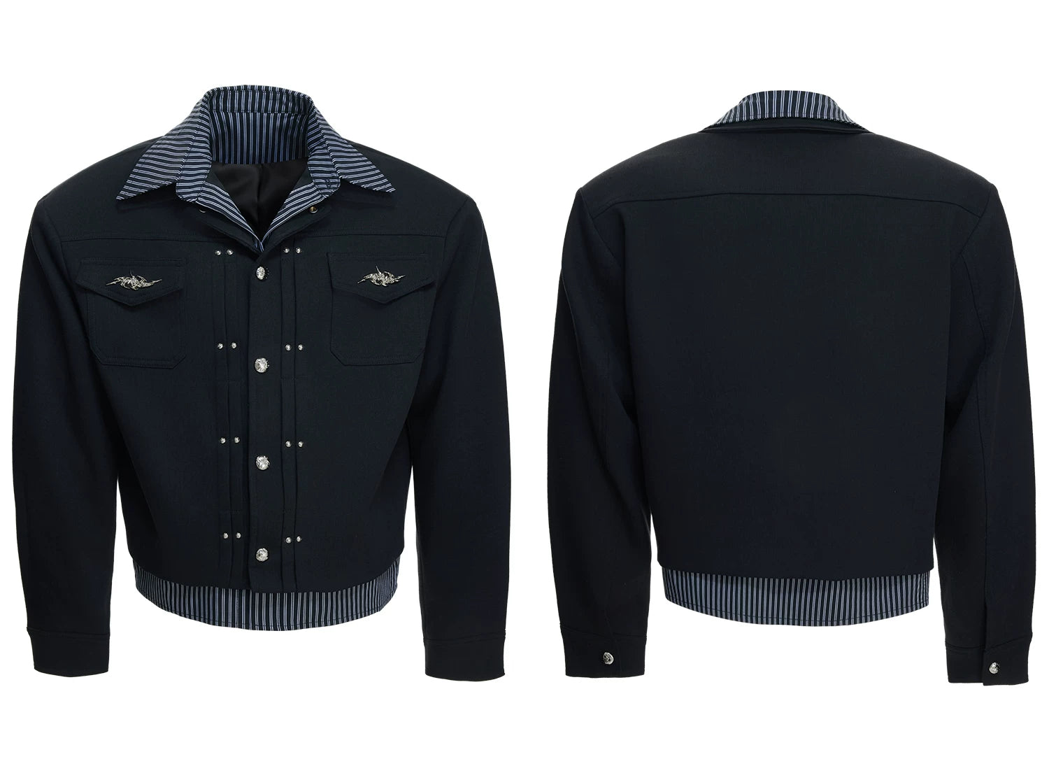 Midnight Relay Embellished Tech Blouson