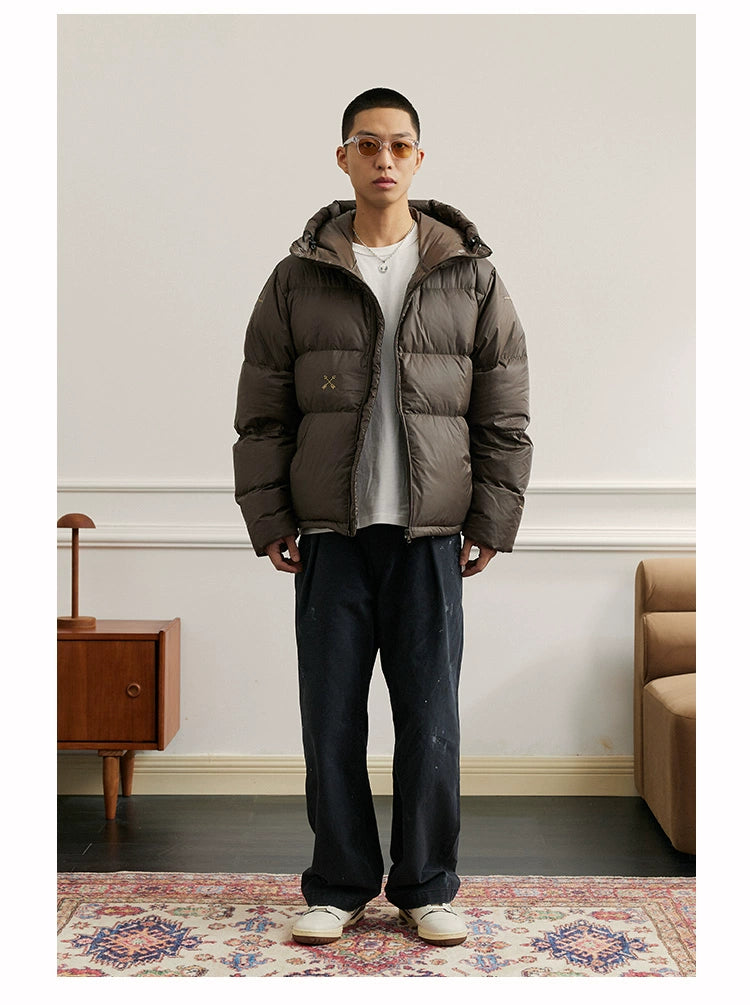 Retro Hooded Puffer Jacket