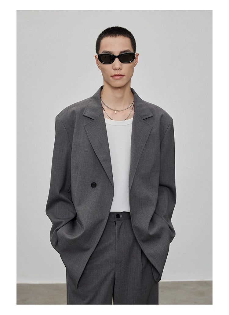 Blazer casual de solapa de solapa de muesca