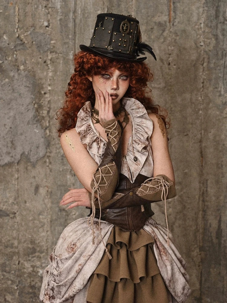 Manga de encaje vintage