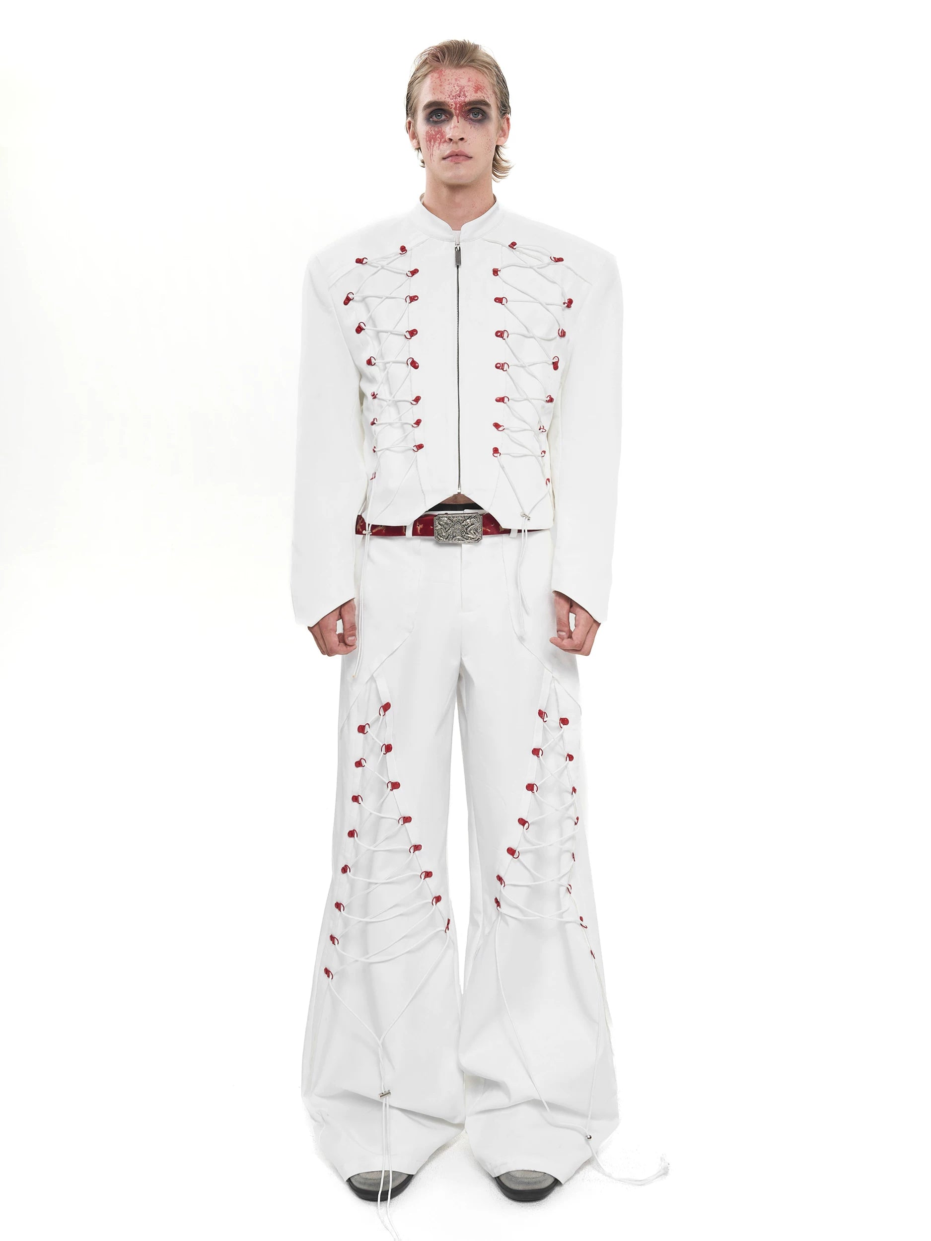 Bloodline Circuit Neo‑Poly Braid Jacket and Pants Setup