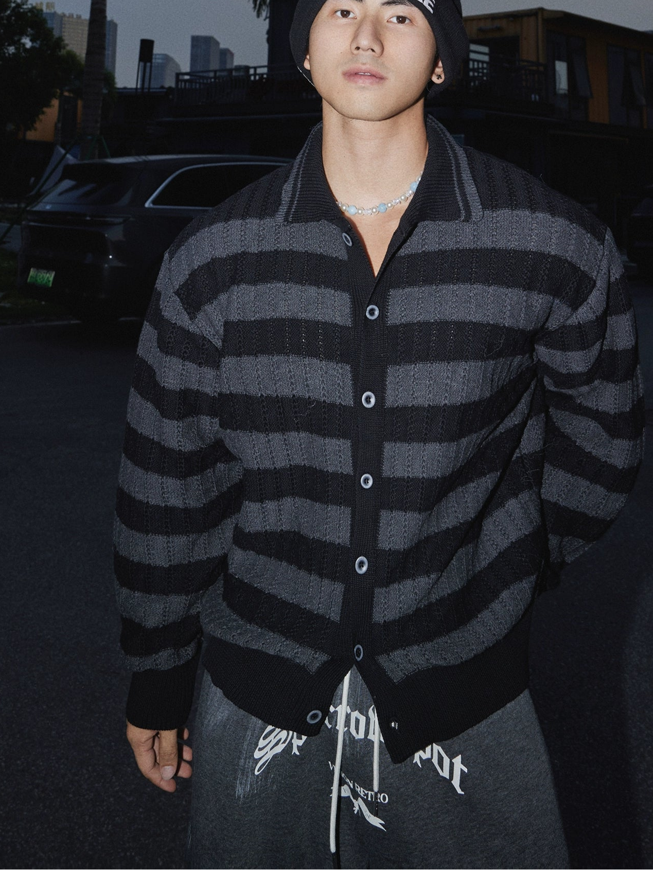 Breeze Striped Cardigan