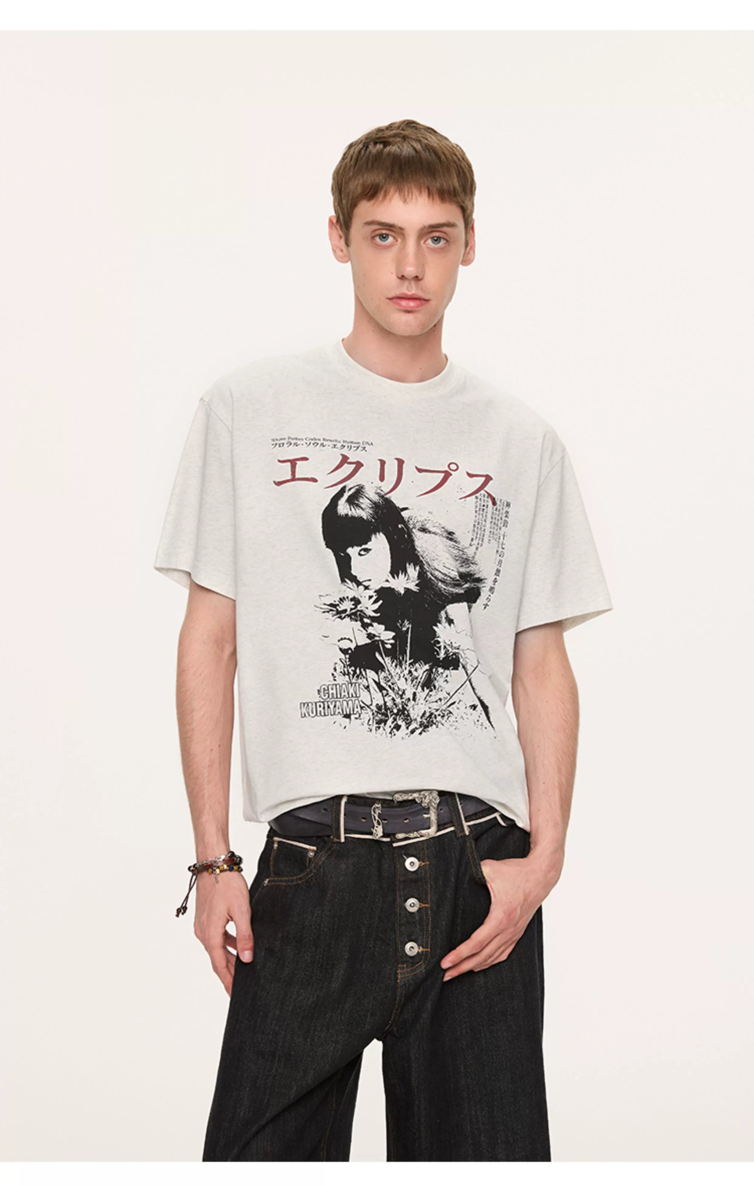 Japanese Graphic Print T-Shirts
