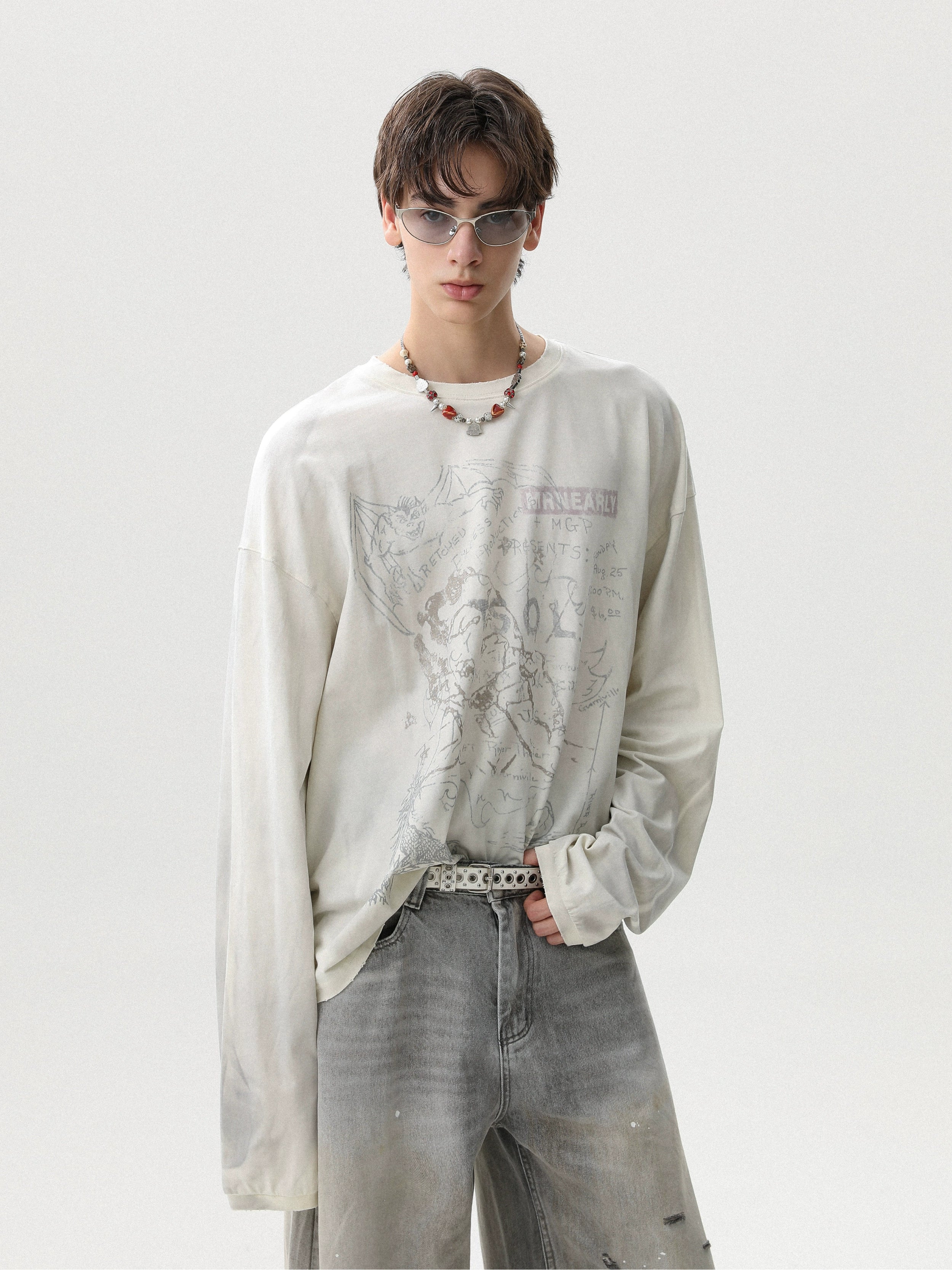 Mythic Map Sketch Long Sleeve