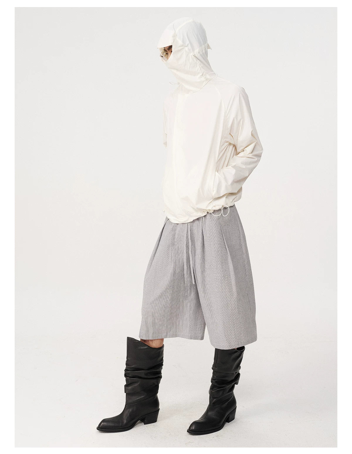 Face-Shield Tech Windbreaker Jacket