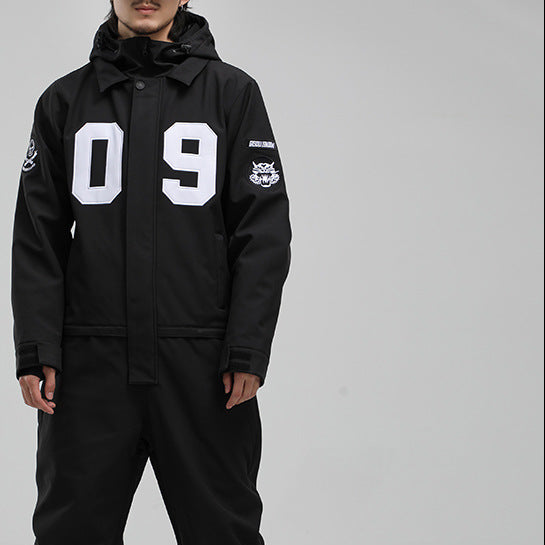 Monochrome Tactical Utility Snowboard Jumpsuit