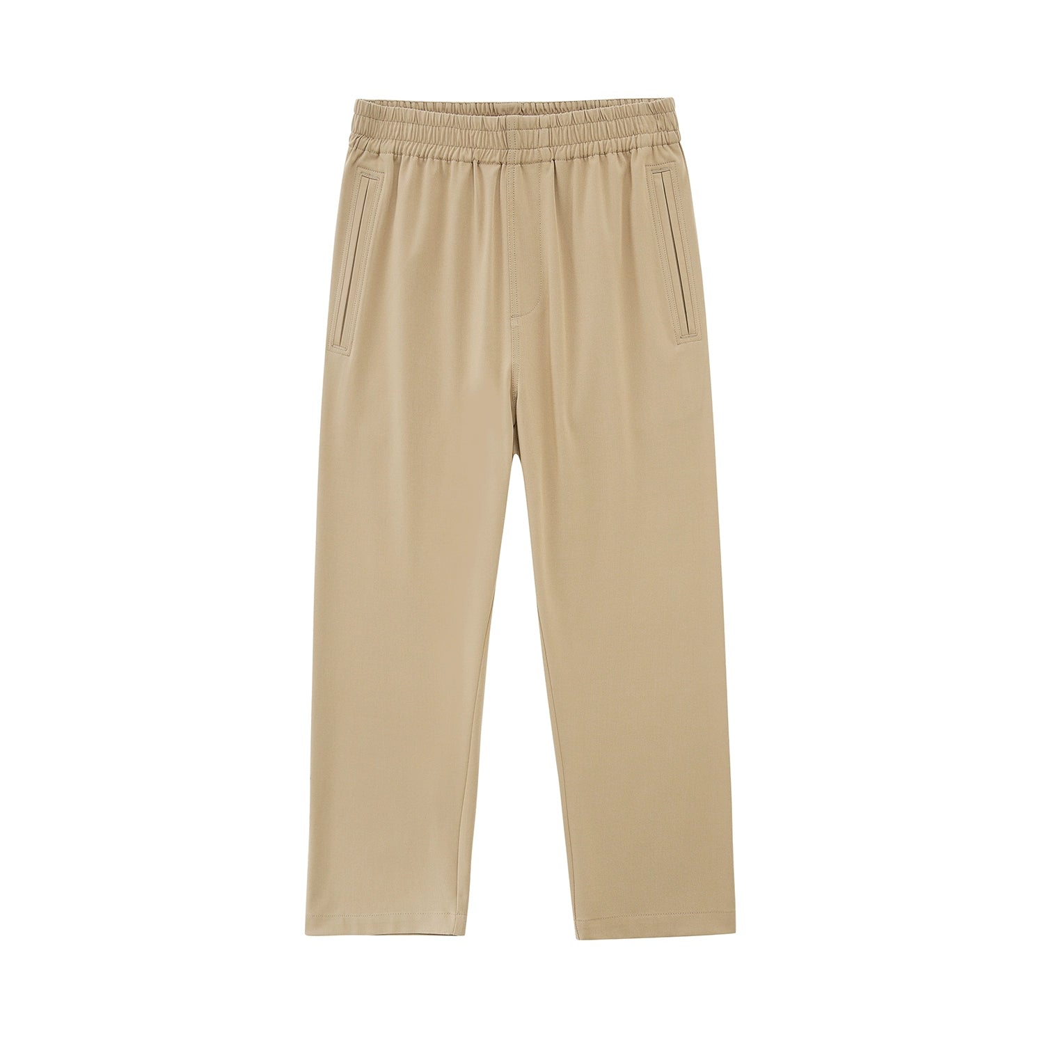 Pantalones de cintura elástica sin costura lateral