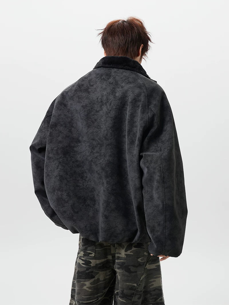 Aviator Sherpa-Lined Jacket