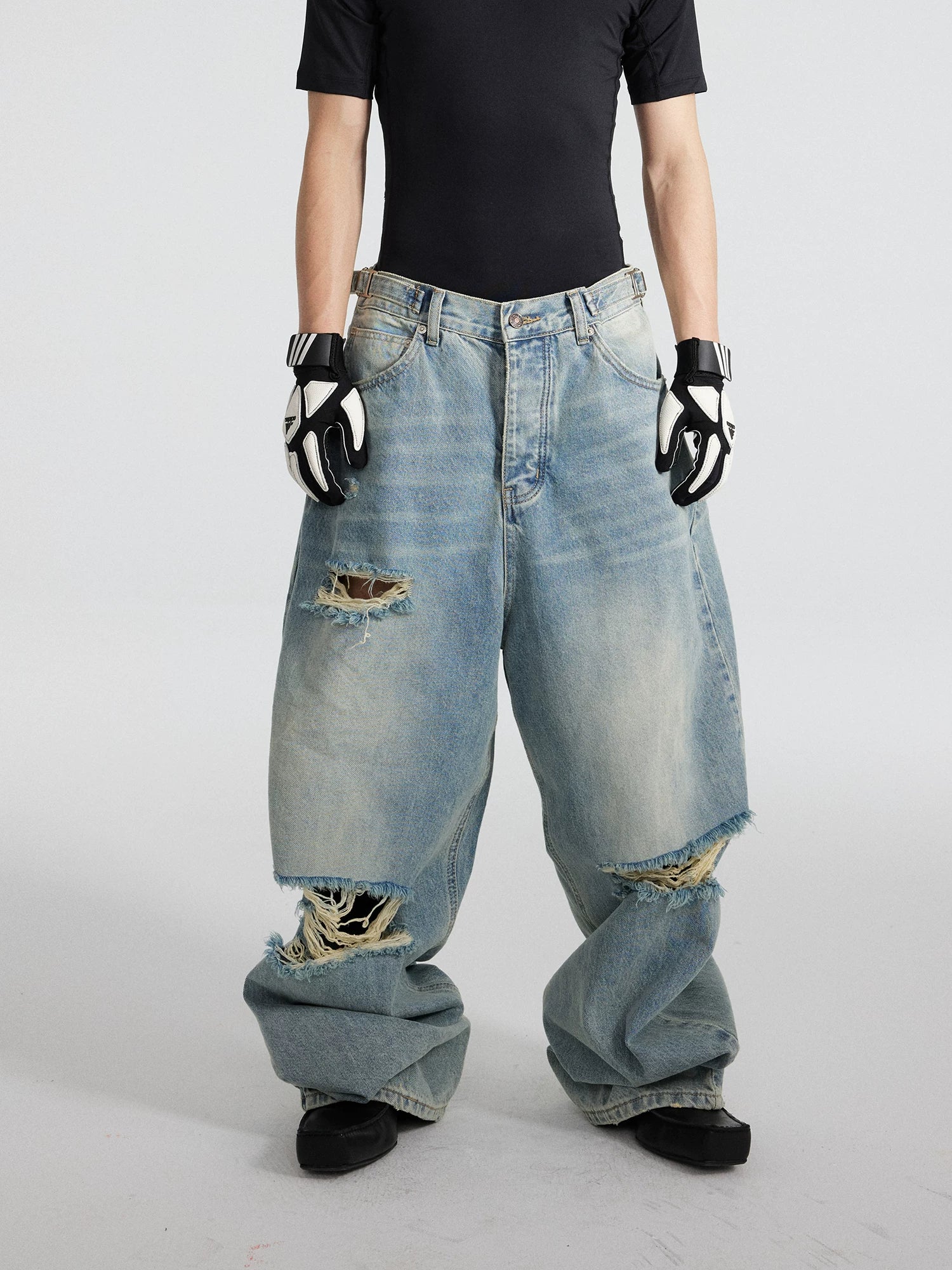 Tidal Stack Shredpool Balloon Jeans