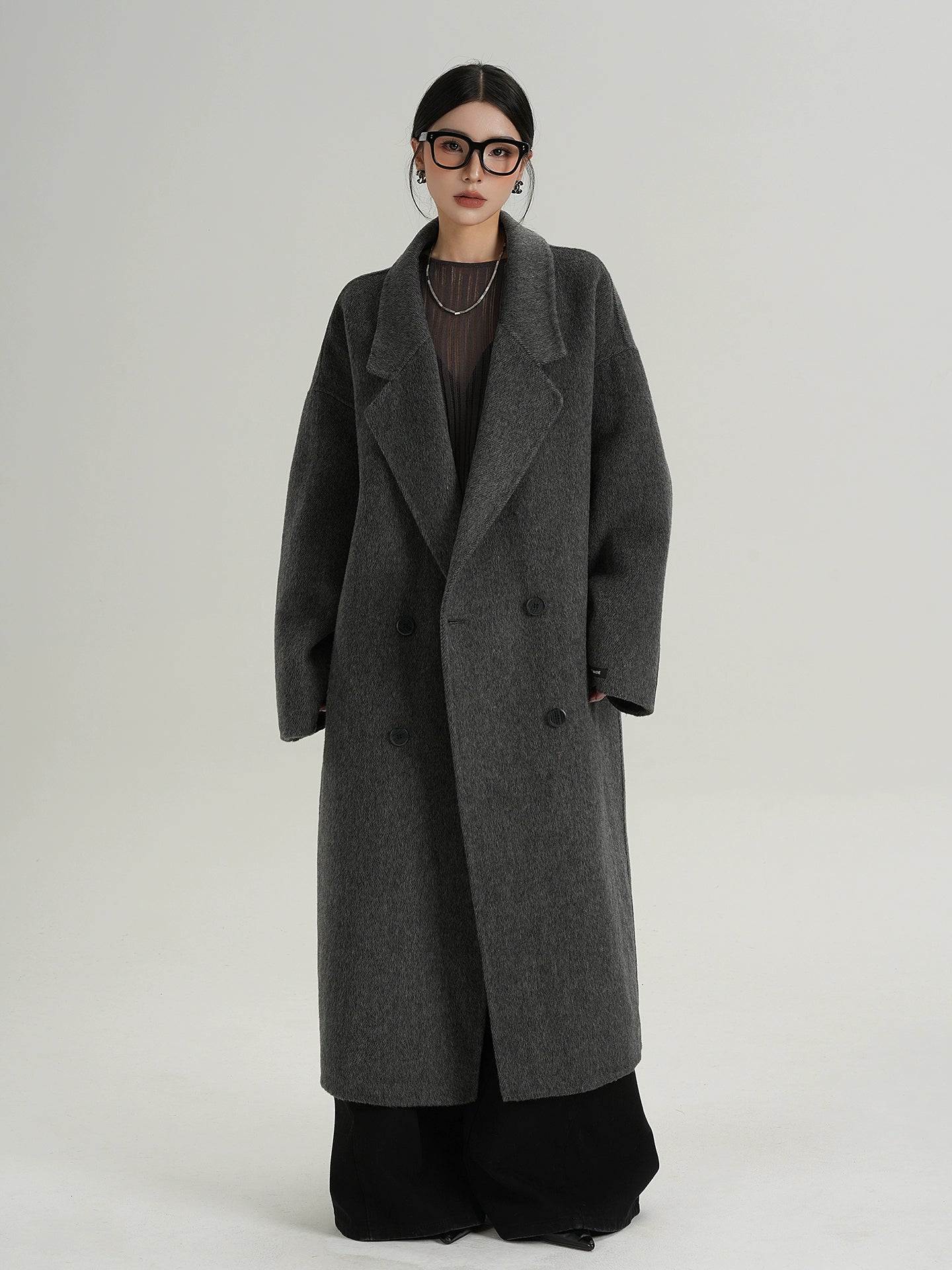 Slate Atelier Double-Breasted Wool Coat