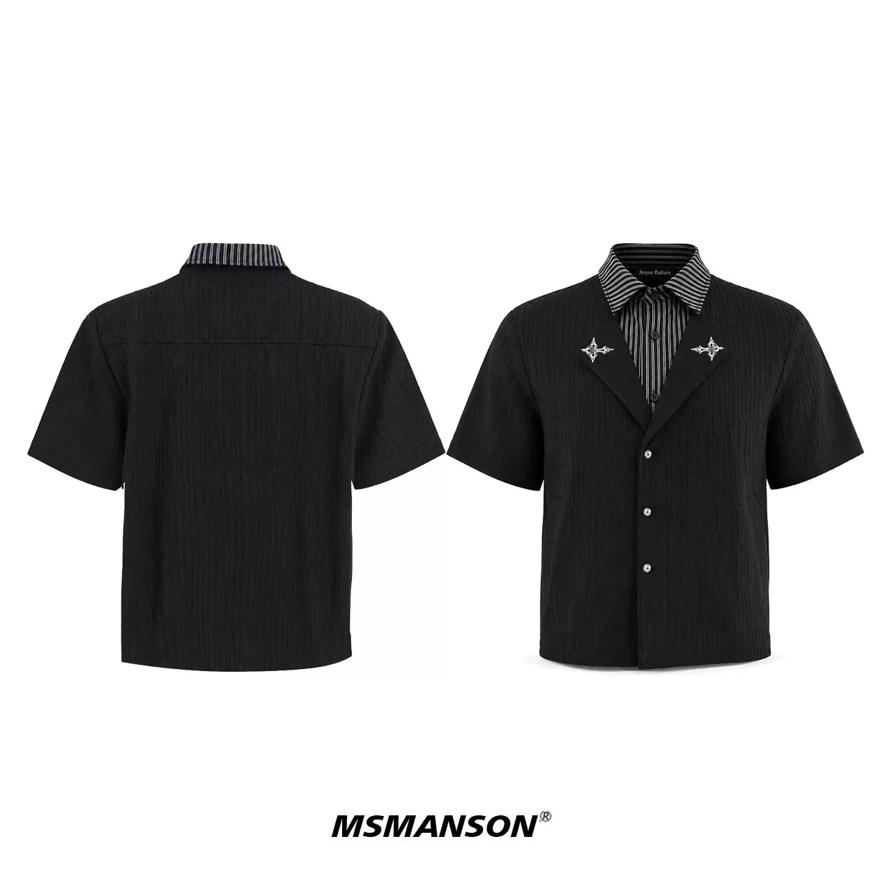 Noir Regent Layered Shirt