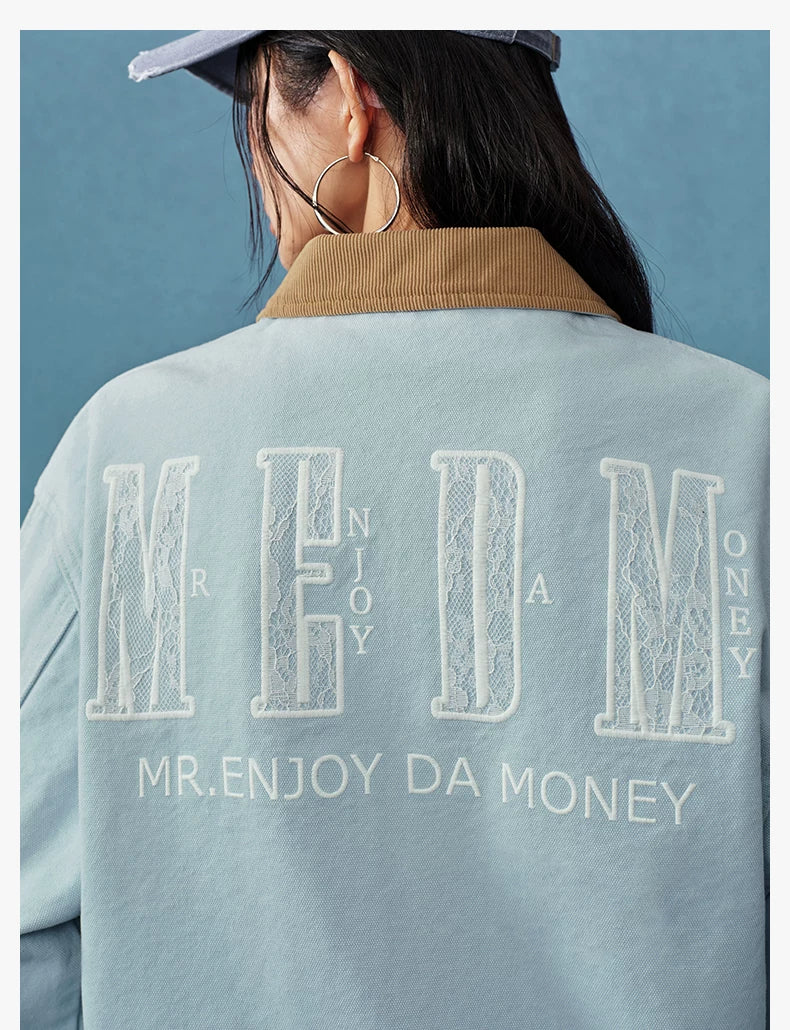 Vintage Embroidered Workwear Jacket