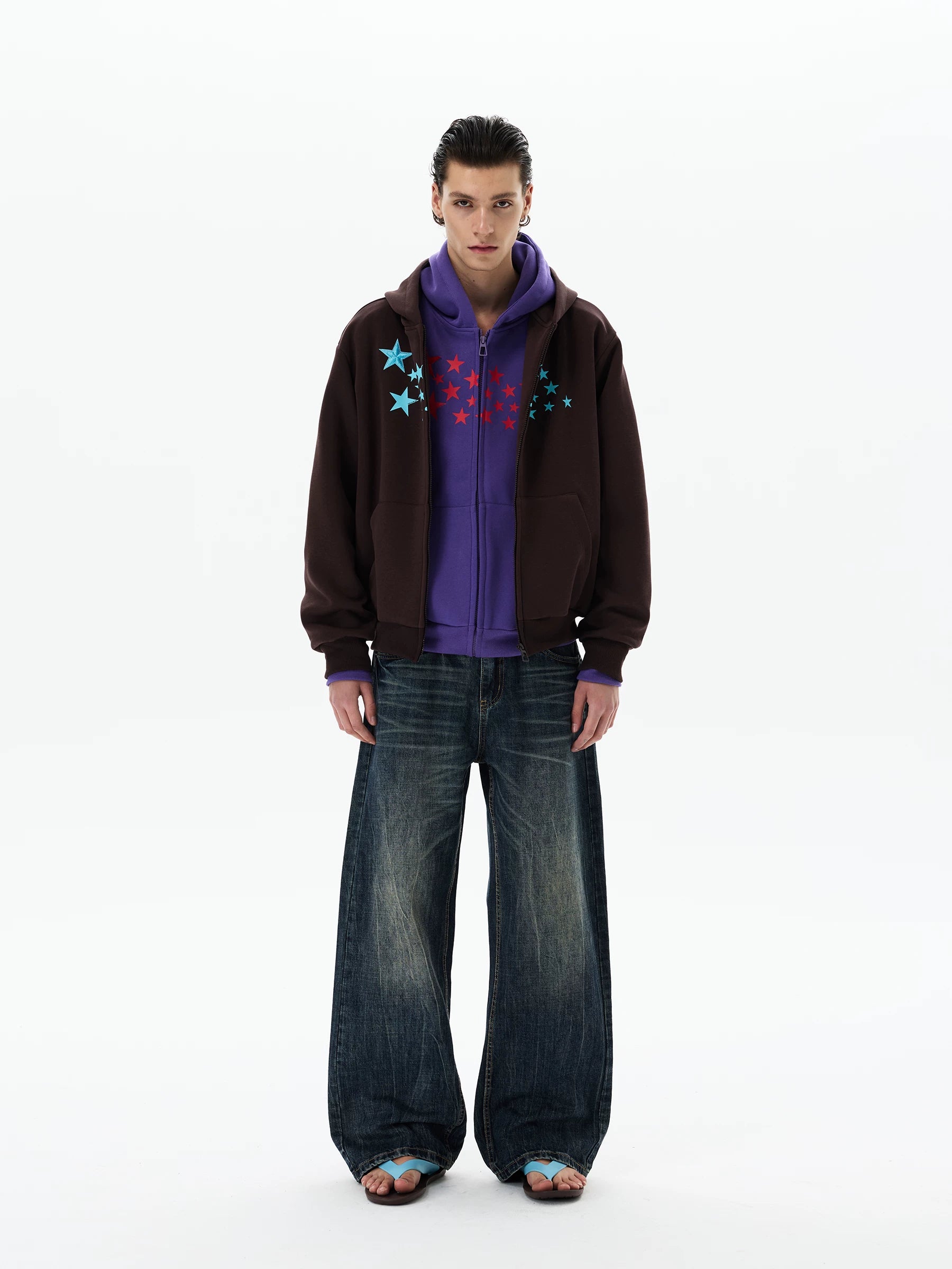 Stellar Drift Zip Hoodie