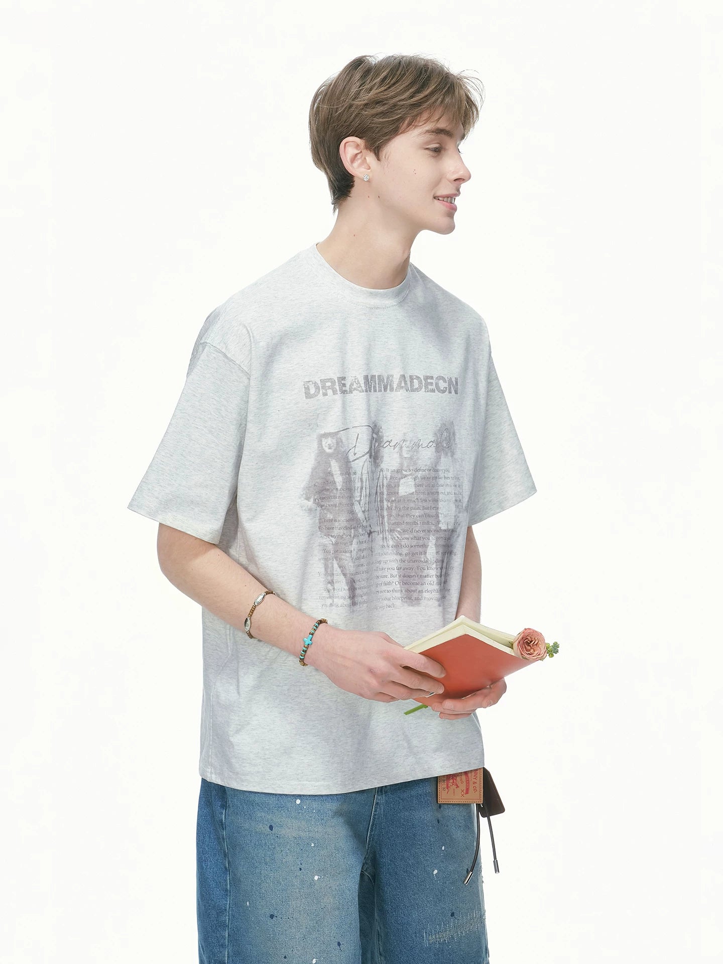 Dream Print Oversized Tee