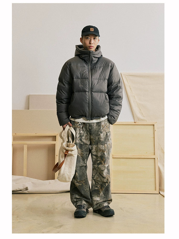 Retro Hooded Puffer Jacket