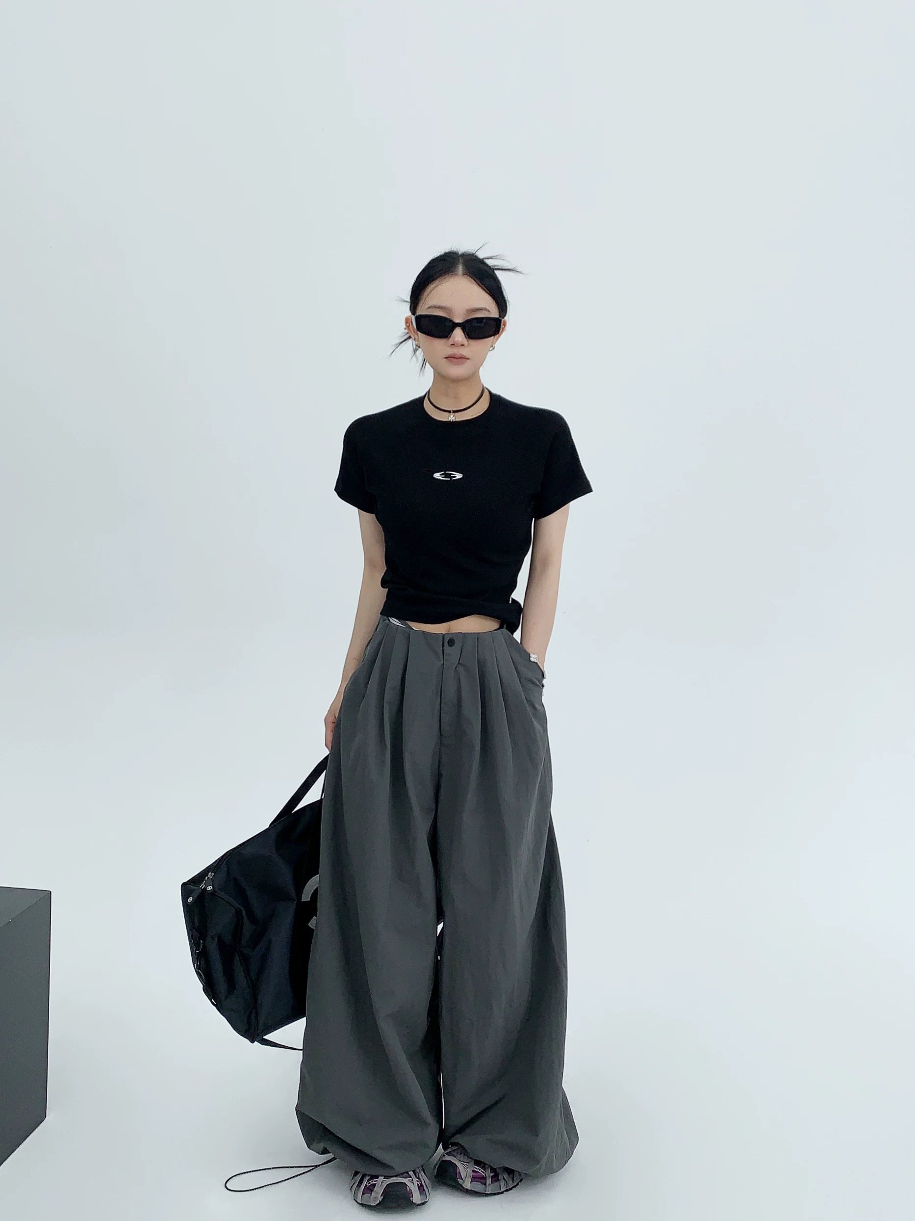 Midnight Parachute Wide Pants