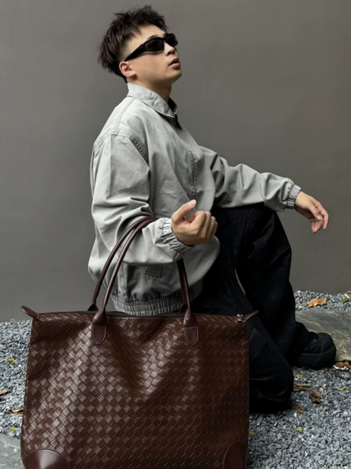 Meridian Woven Weekender Tote
