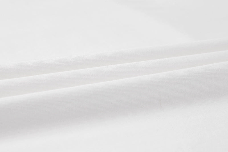 Weißes Langarm-T-Shirt