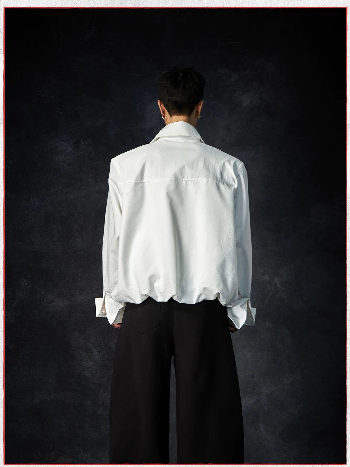 Current Draped Poplin Shirt