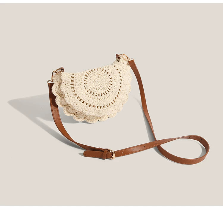 Crochet Scallop Crossbody
