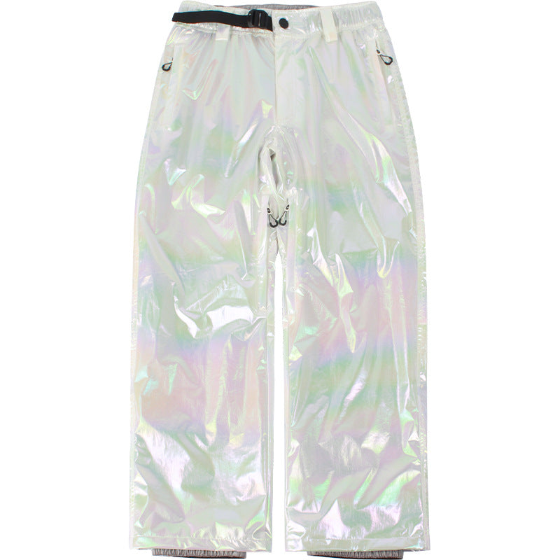 AuroraGlaze Shimmer Snow Pants