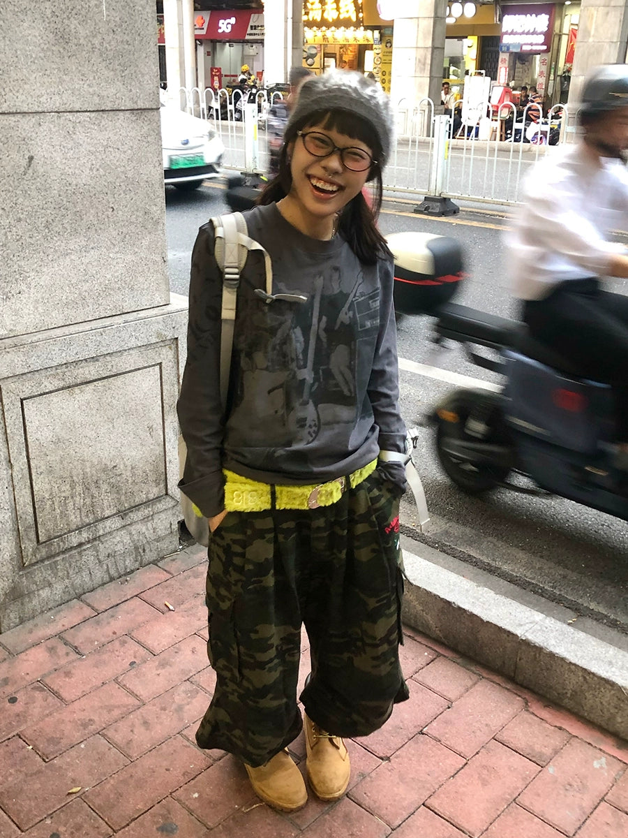 Fuzzy Statement Western Buckle Belt