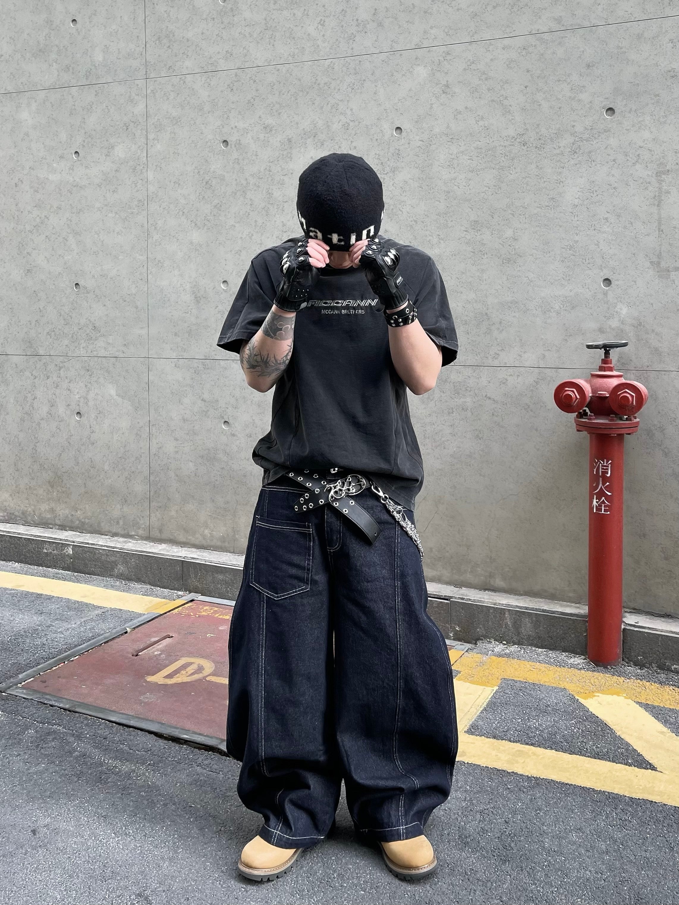 Letter Design Midnight Rebel Moto Tee