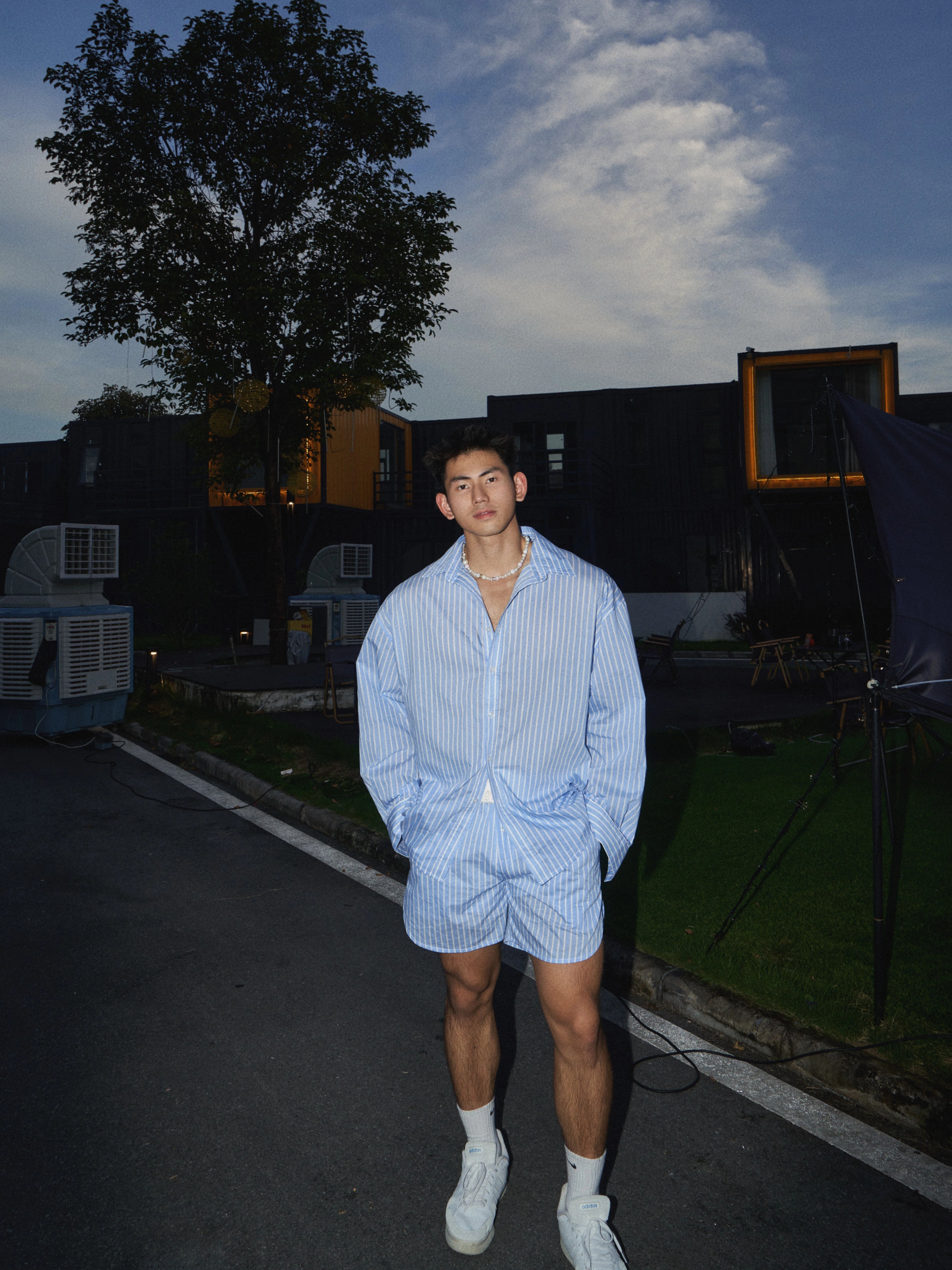 Casual Loose-Fitting Shirt Setup