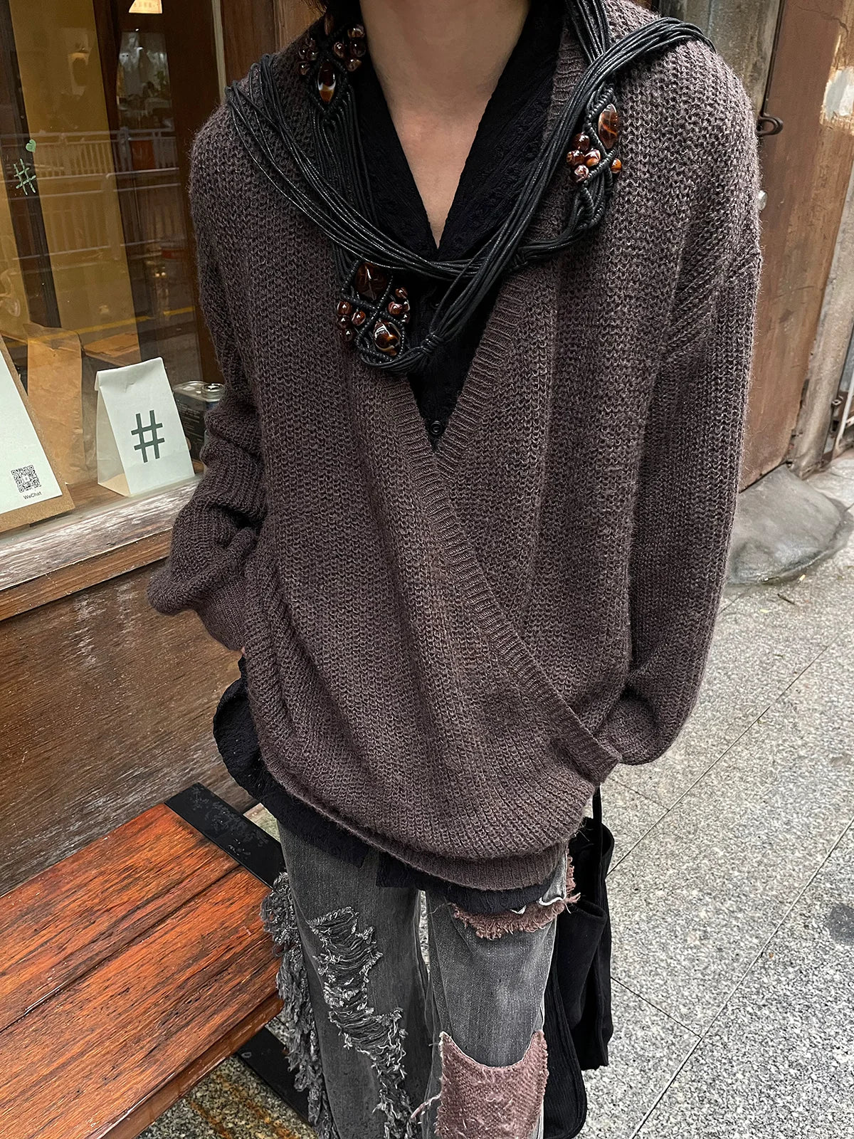 Duskmoor Slouchy Knit Sweater