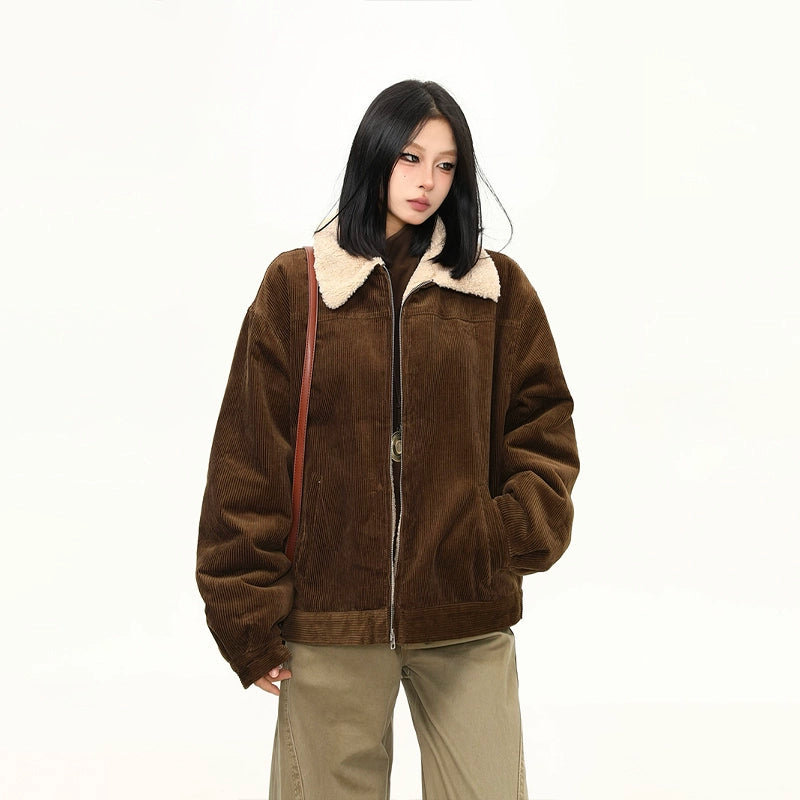 Vanilla Corduroy Cozy Jacket