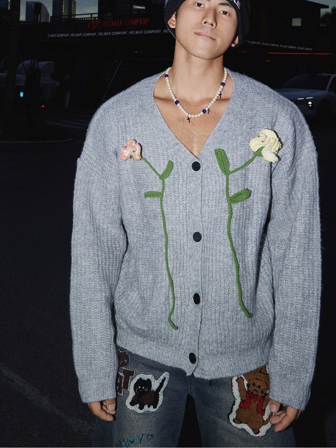 Blossom Vine Knit Cardigan