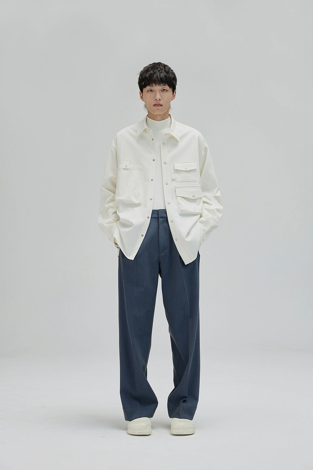 Pantalones de traje ancho