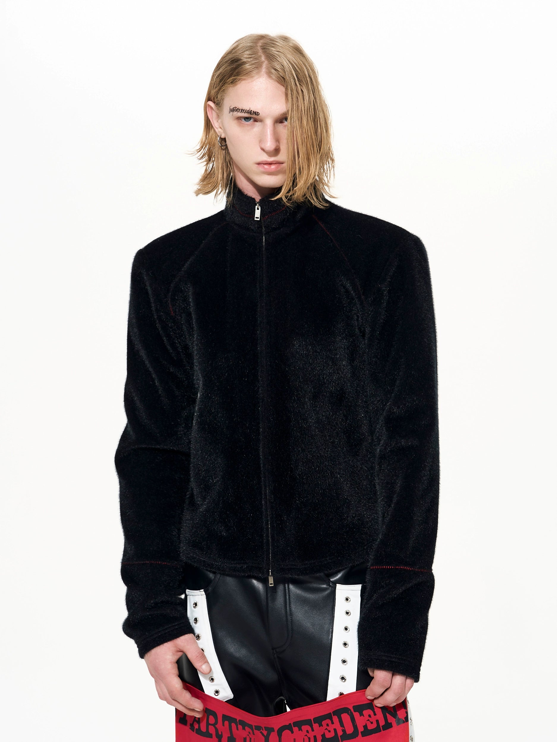 Nebula Sheen Zip Track Jacket