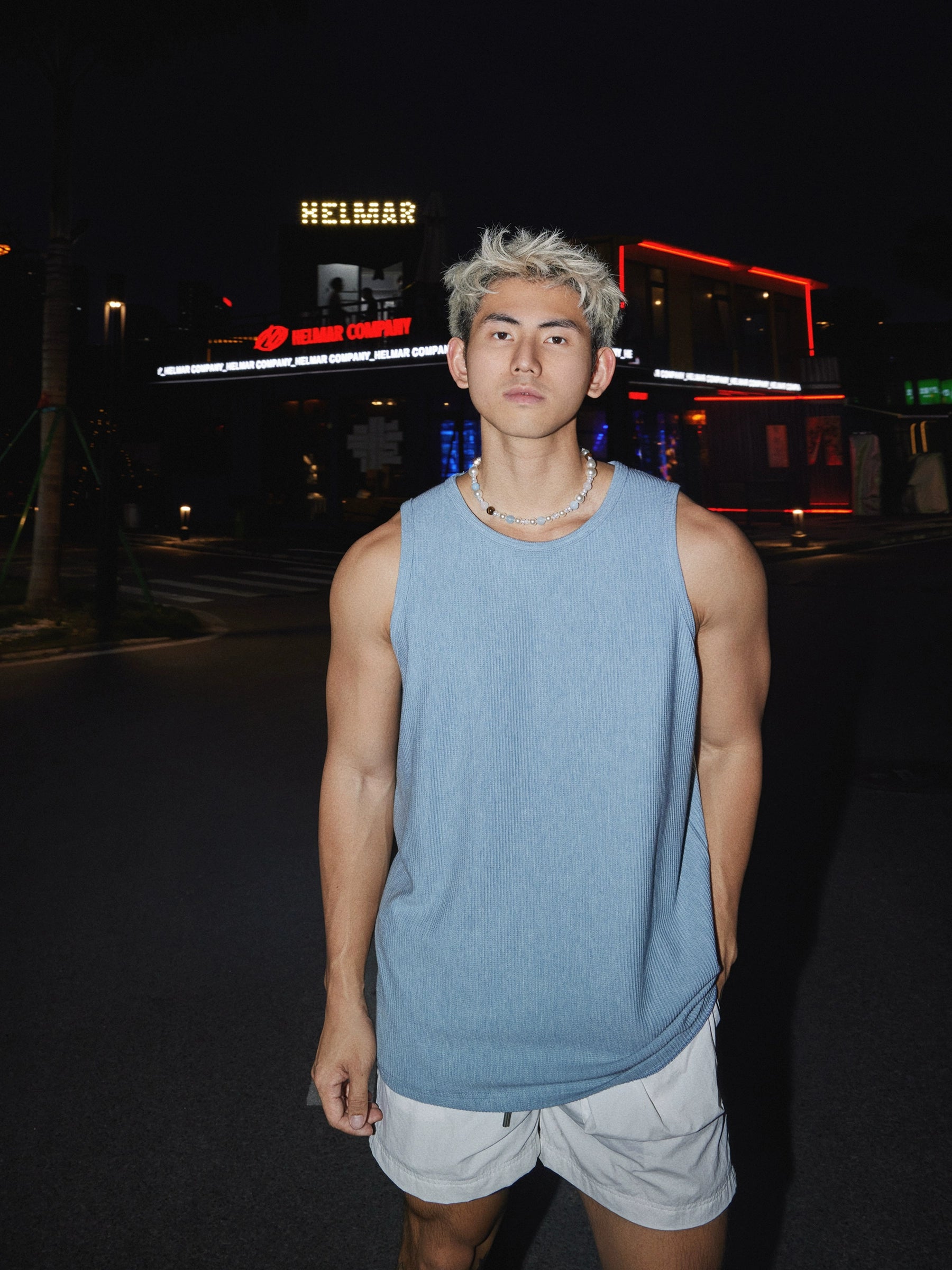 Textured Ribbed Tank Top