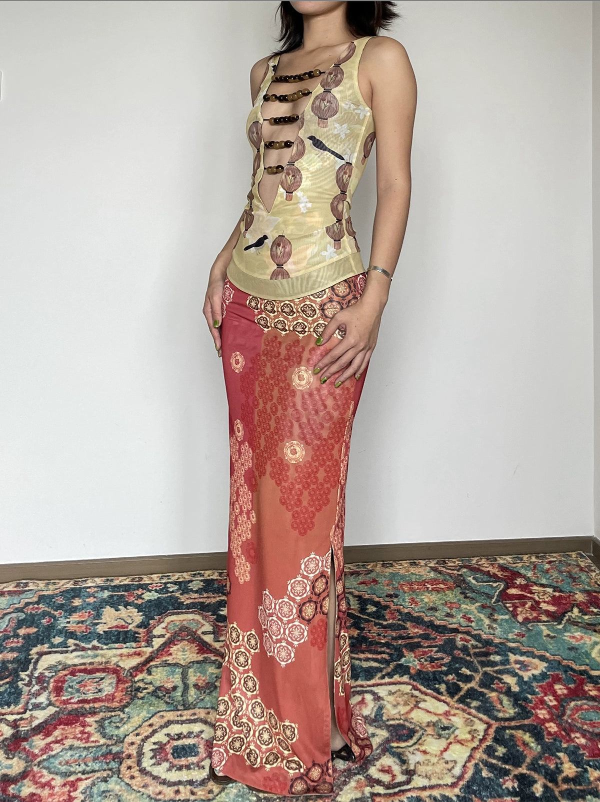 Beaded Dragon Vest