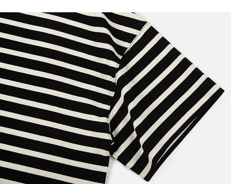 Monoline Striped Box Tee