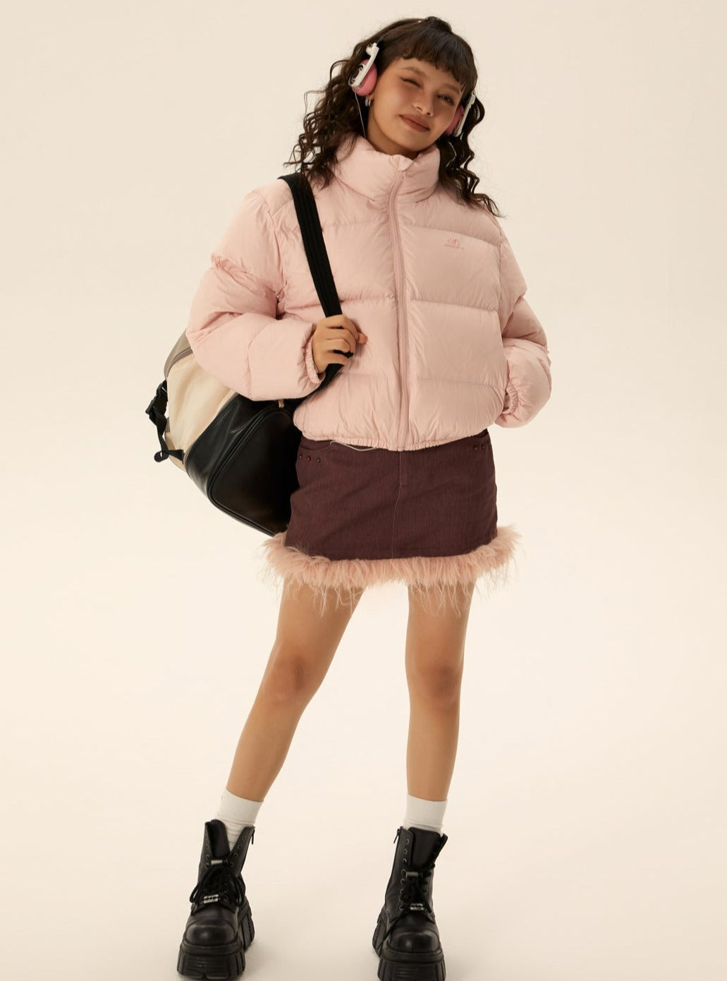 Urban Short Style 90Fil Puffer Jacket - chiclara