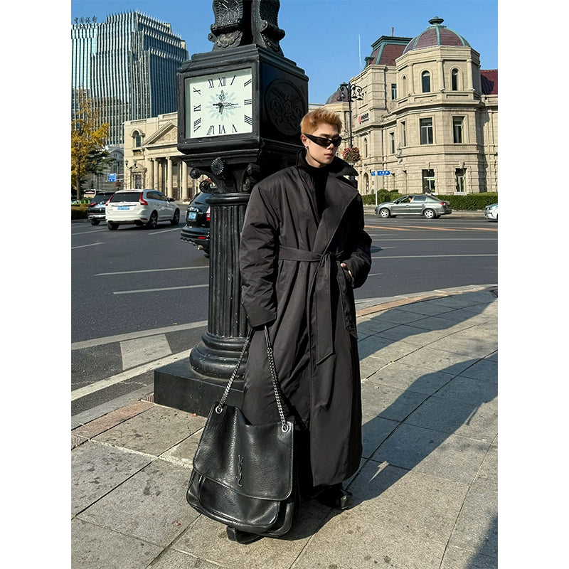 Gotham Eclipse Belted Overcoat