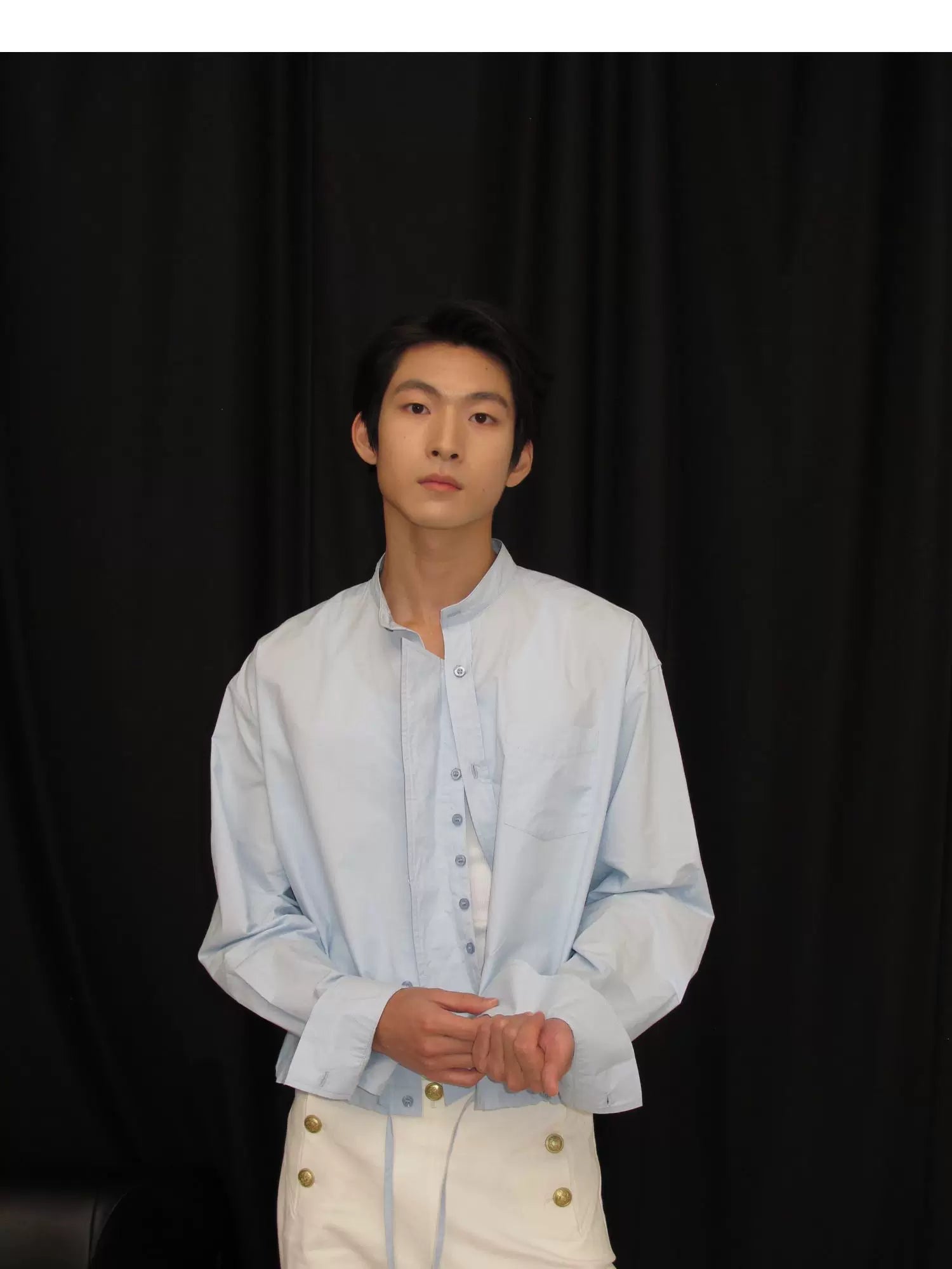 Skyline Drawstring Oxford Shirt