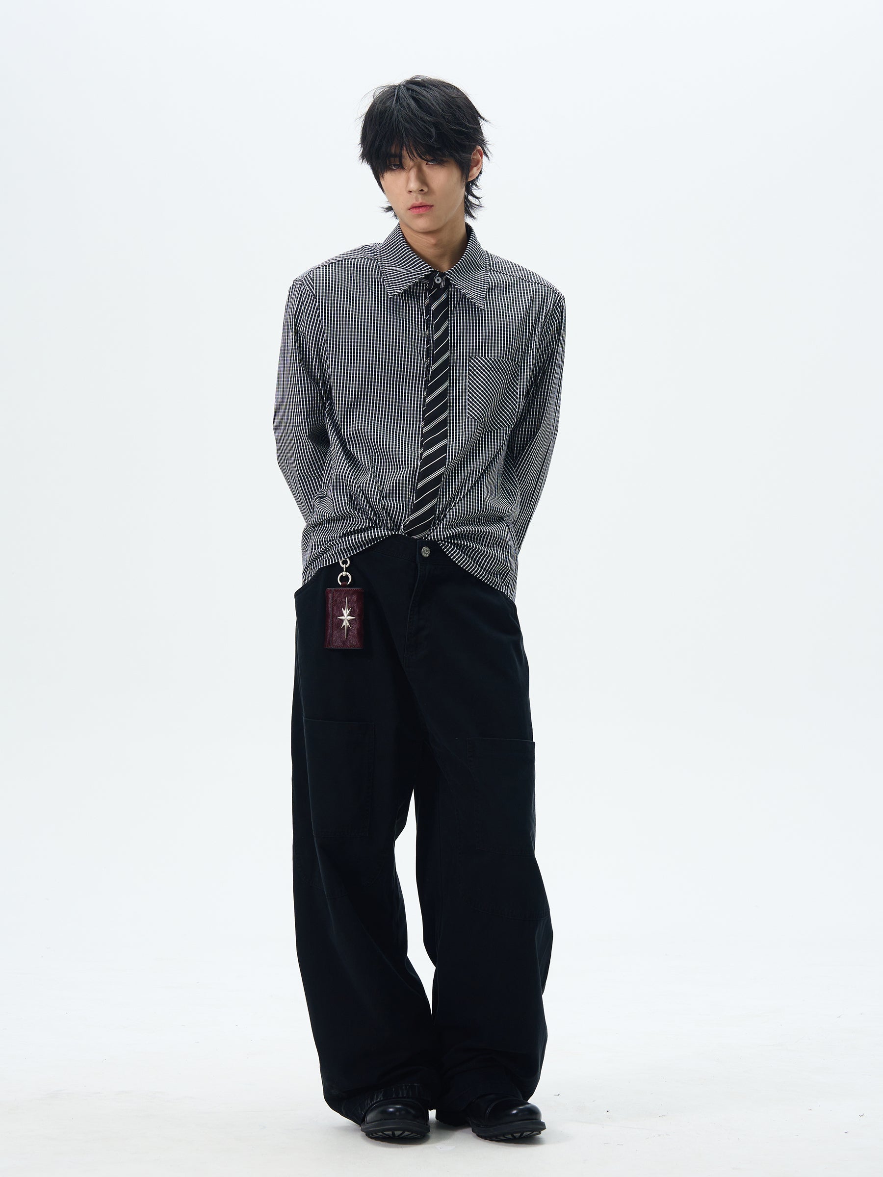 Cargo Wide Leg Canvas Pants