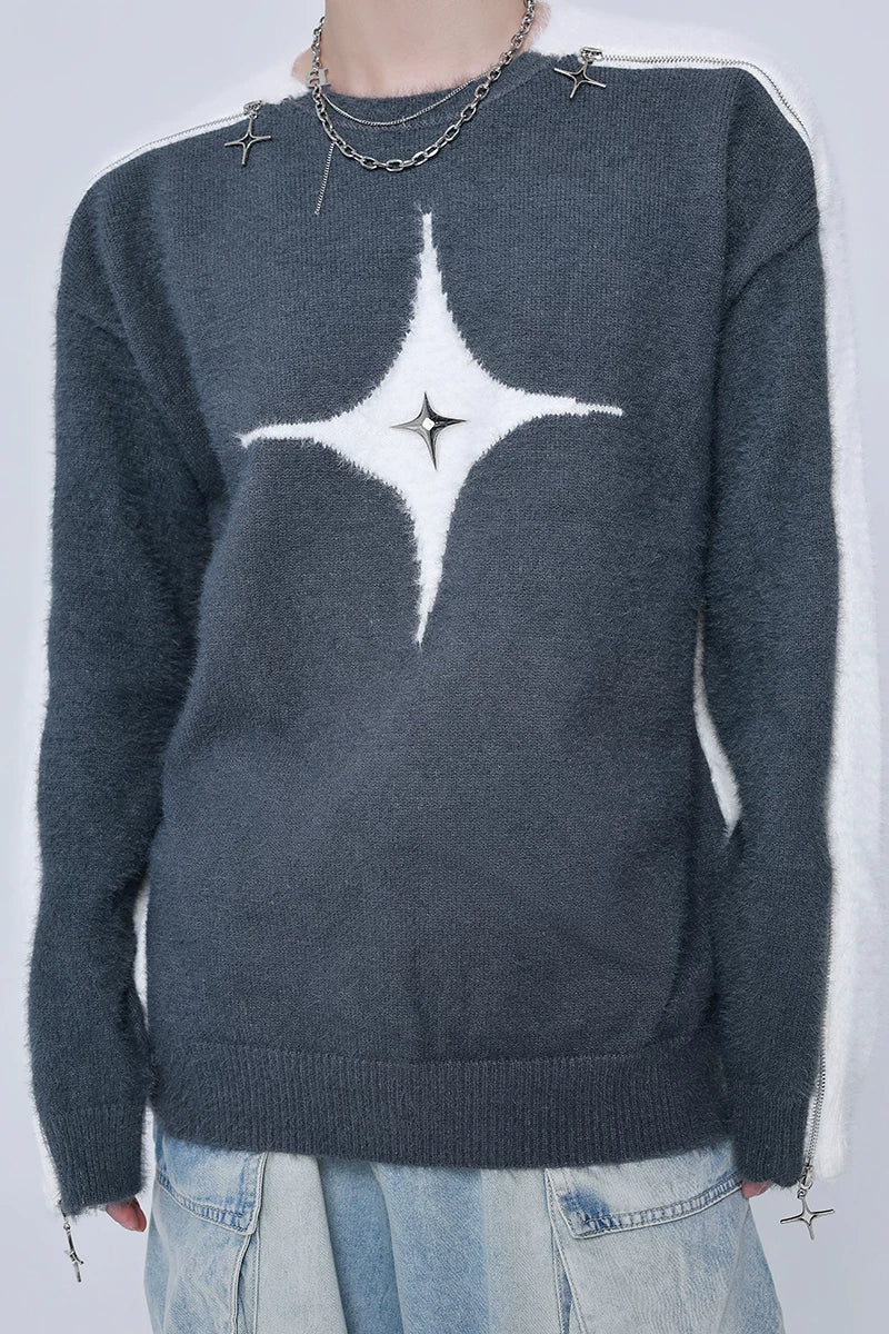 Nova Rift Asym Zip-Star Sweater