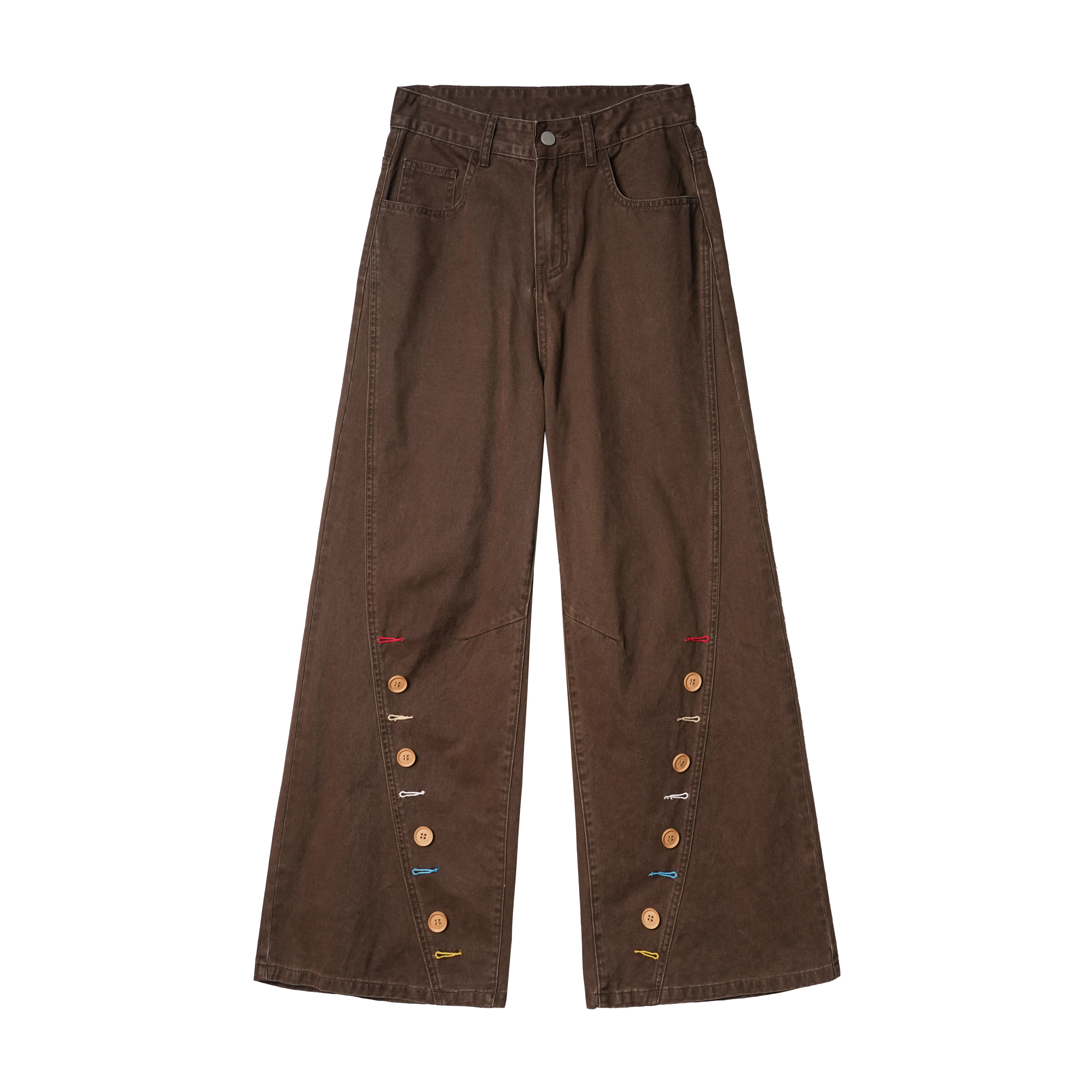 Patchline Carnival Wide-Leg Jeans