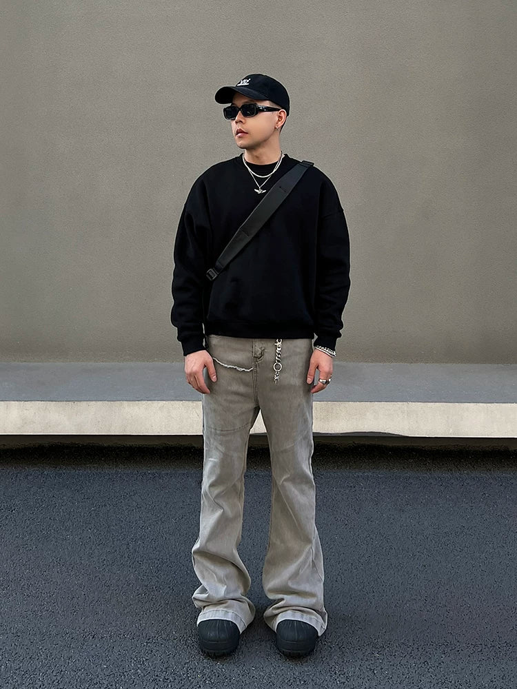 Ashfade Panel Flare Jeans
