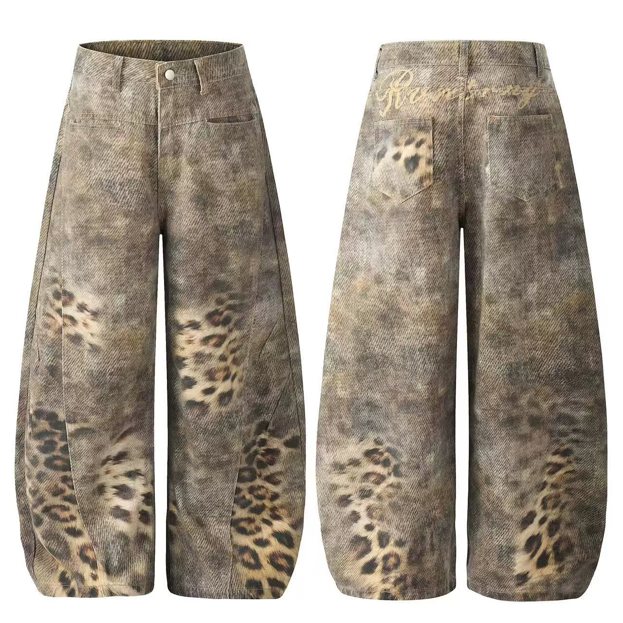 Savage Mirage Leopard Flare Jeans