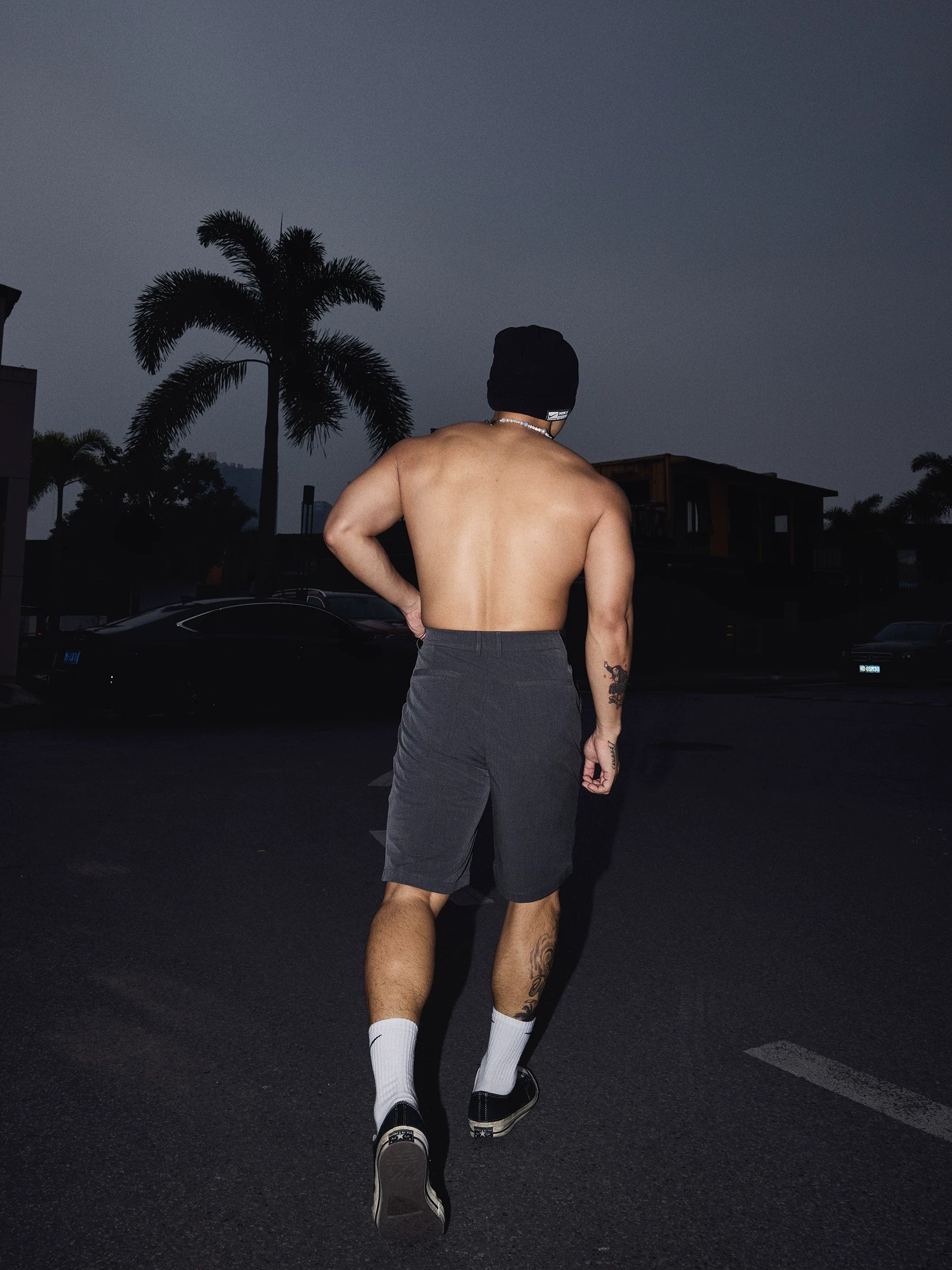 Charcoal Tailored City Shorts