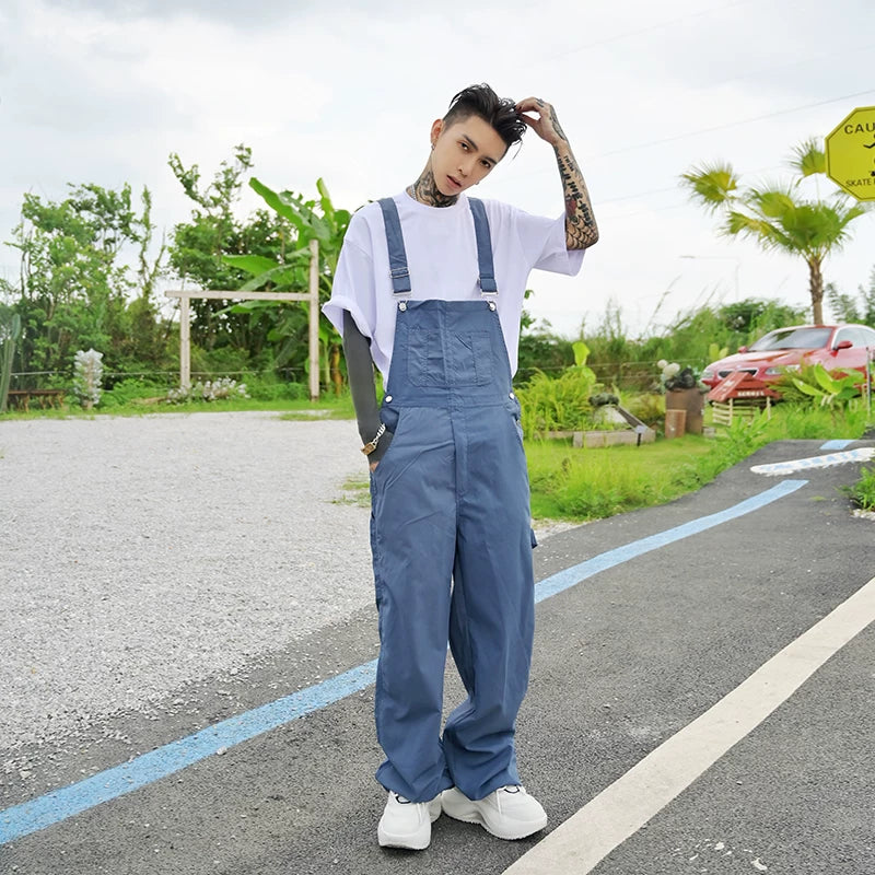 Skyline Workwear Wide‑Leg Overalls