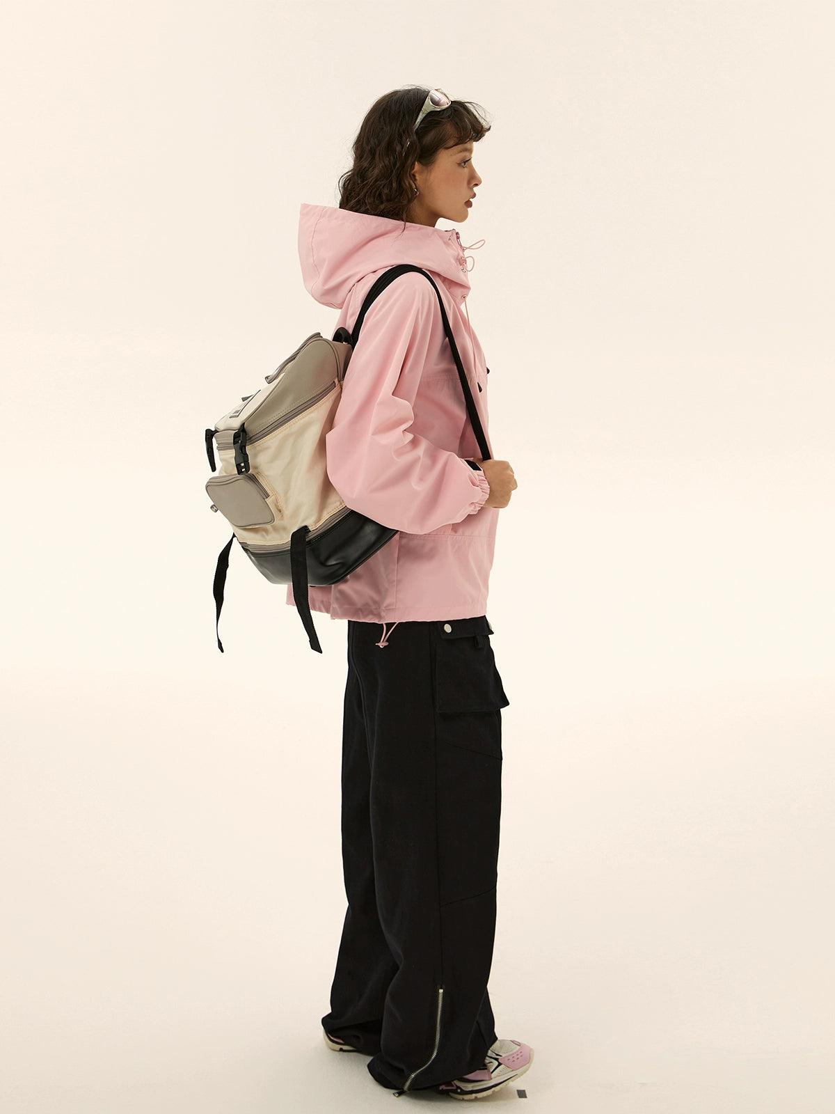 Ezek O'Neill sudadera con capucha de gran tamaño negro - chaqueta con cremallera creciente para mujeres con logotipo y capucha con cordón