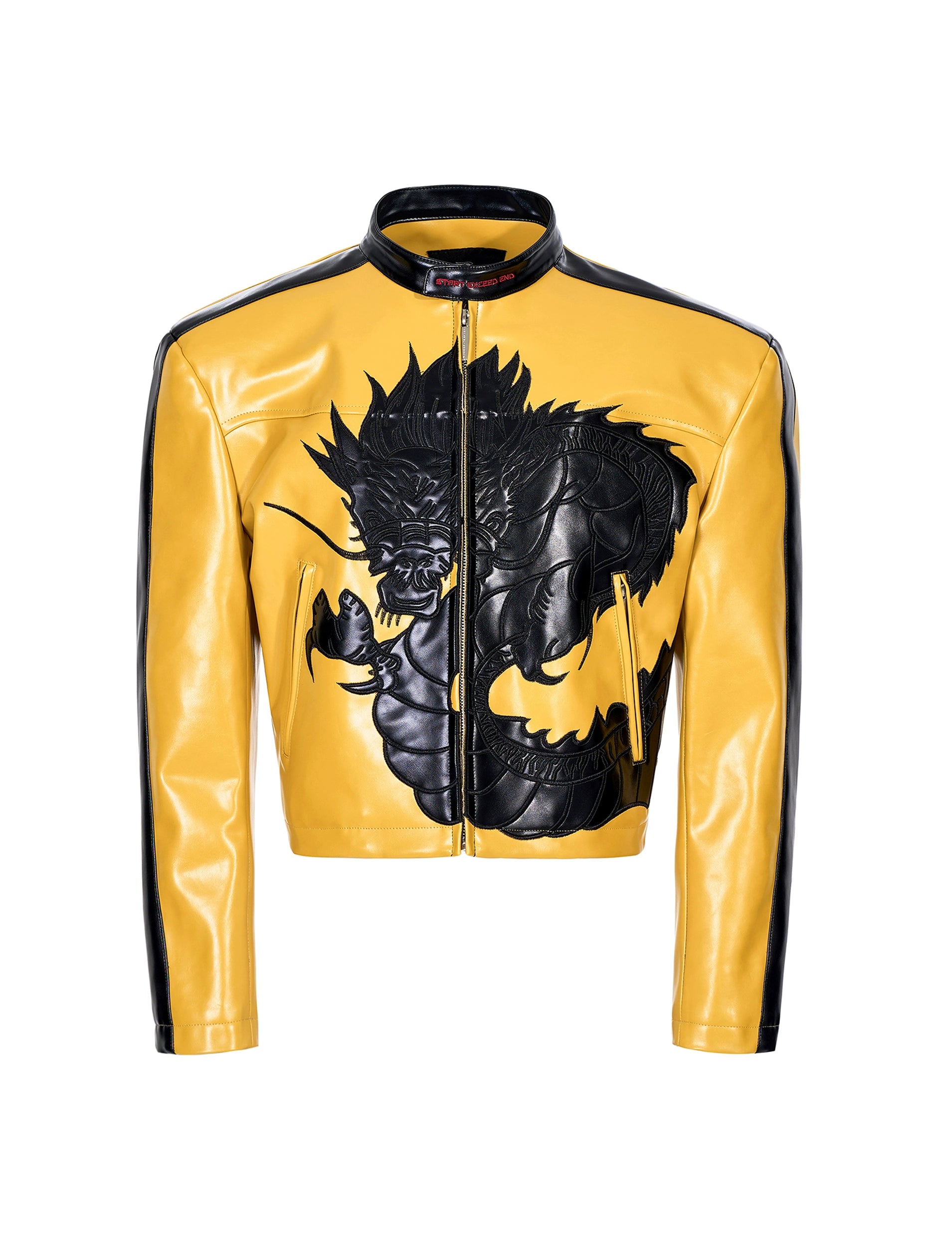 Shadow Dragon Moto Leather Jacket