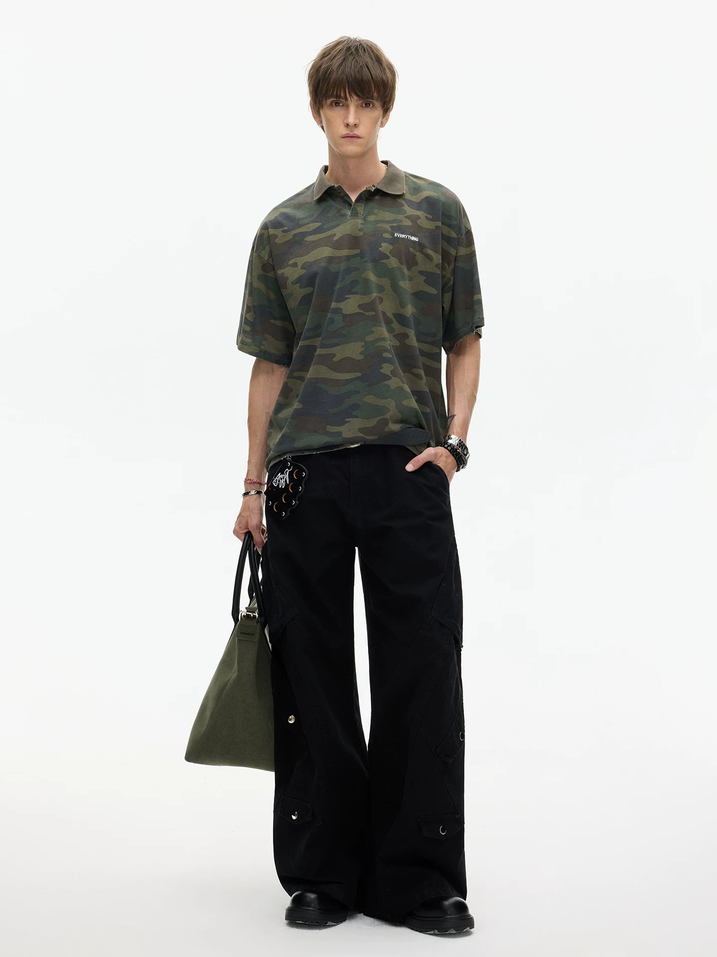 Evergreen Camo Everything Polo Tee